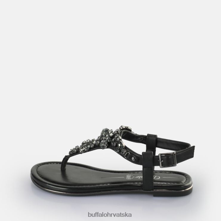 crno Buffalo veganske sandale rhonda |sandale TDD6T94